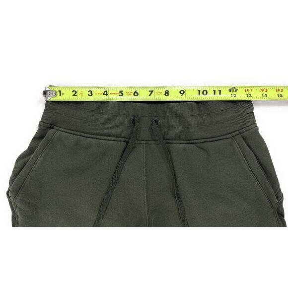 Lululemon Warm Down Jogger Sweat Pants Womens Sz 4 Athleisure Yoga Lounge Green - Picture 6 of 9